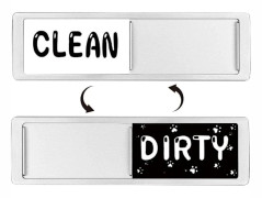 Diskmaskinsmagnet Ren Smutsig Skylt, Stark Magnet Ren Smutsig Magnet för Diskmaskin, Stor Text Lättläst Repfri Magnetisk Indikator Kök De