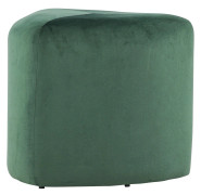 Peg puff Ø46cm velour grön.