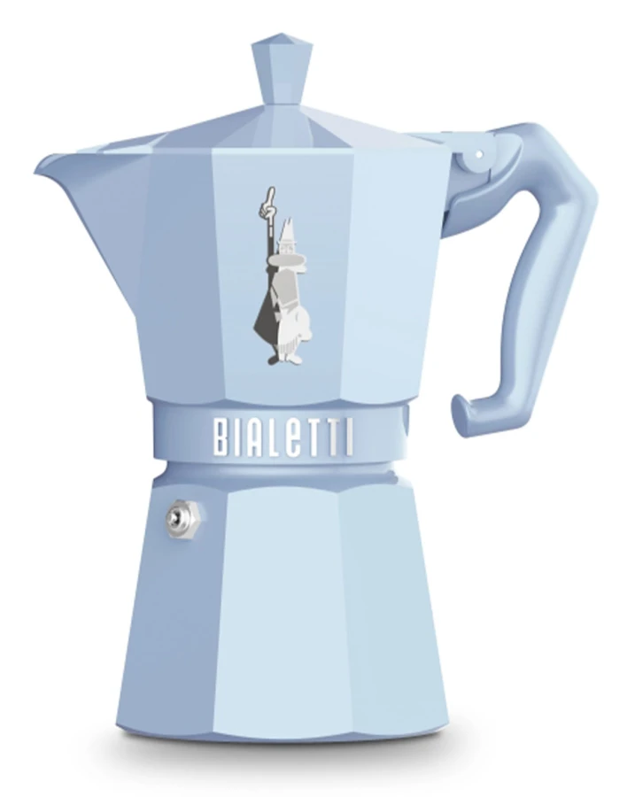 BIALETTI Moka Exclusive 6 Cups i Azure