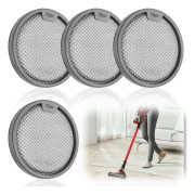 4-pack Ersättnings HEPA Förfilter för Dreame T10 T20 T30 Dammsugare Tvättbara Återanvändbara Ersättningsfilter Tillbehör