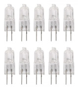 10 x G4 Halogenlampa 10W Varmvit