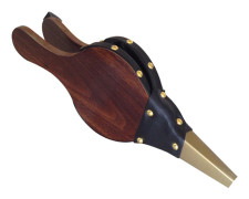 Het Försäljning - Eldstadsbälg och Eldstadsbälg Vintage Träfläkt Inomhus Eldstadsbälg Vedeldningsfläkt Träbälg Fläkt 30,5 12,5cm För