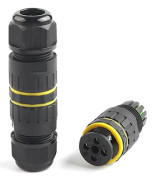 Externa Kabelkontakter IP68 Vattentät Kopplingsdosa Extern box för 3-polig kabel φ5-9mm, modellnr. EW-M25-3P (5-9mm)