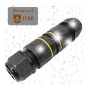 5 st IP68 3-vägs M25 Vattentät Kopplingsdosa för Utomhusbruk för 5-10mm Strömkabel