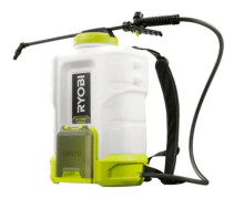 RYOBI - 18V ryggsäcksspruta - upp till 6,2 bar - flöde 1 l/min till 1,8 l/min - 15 L tank - säljs utan batteri - RY18BPSB-0