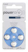 Powerone P675 Høreapparatbatteri ZA 675 NiMH 74 mAh 1.2 V 4 stk