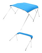 3 Bow Båtbimini Toppar 72L x(73-78)B x 46H, Markiskapell, Pacific Blue Färg