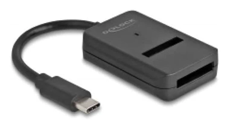 Delock - Gränssnittsadapter - M.2 - M.2 Card (PCIe NVMe & SATA) - USB-C 3.2 (Gen 2) - svart