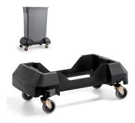 Slim Papperskorg Dolly, Passar 16/23 Gal Behållare, 200lbs Tung Duty, med Hjul