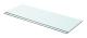 vidaXL Hyllplan 2 st glas genomskinlig 70x25 cm Transparent
