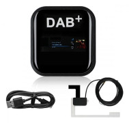 DAB+ Antenn för Android Bilradio med USB Adapter GPS Stereo DAB Mottagare Spelare för Europa Univer