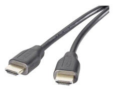 SpeaKa Professional HDMI-kabel Hane HDMI-A 3,00 m svart SP-9535216 ljudåterföringskanal, kontakter