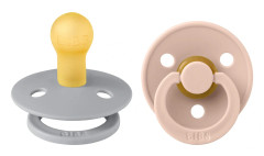 BIBS Colour Collection Napp Cloud / Blush 6-18 månader 2-pack