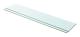 vidaXL Hyllplan 2 st glas genomskinlig 100x20 cm