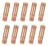 10 st Mig Munstycke 1mm, Koppar Svetsmunstycke, Kontaktmunstycke, Kontakttips för 15AK MIG/MAG Svetspistol Förbrukningsmaterial