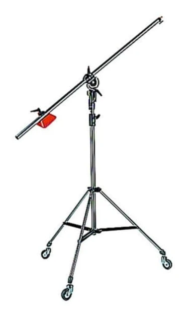 Manfrotto LIGHT BOOM 35 stativ med 008BSU stativ med hjul
