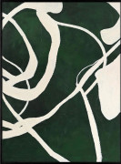 Malerifabrikken - Design Målning / Masterpiece / 90x120 Cm / Svart ram - Grön - Tavlor - Från Homeroom