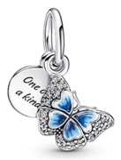Dampärlor Pandora BLUE BUTTERFLY