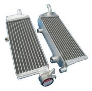 Aluminiumkylare för KTM 250/450/505 SX-F/SXF, Förbättrad kylprestanda, Kraftig konstruktion, Perfekt passform