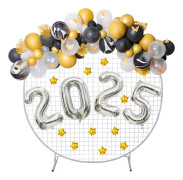 2-pack Examenballonger 2025 Kit, 2025 Ballongbåge Examenfesttillbehör Set Klass av 2025 Dekorationer Examenfest Dekor