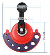 Vakuumbas Sucker Justerbar 4-12mm Glasborr Passar Kakel Glas Hålöppningar Locator Borrguide Borr Locator Hål Borrguide