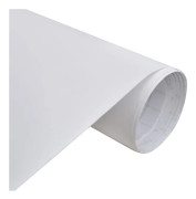vidaXL Bilfoliering matt vit 100x150 cm