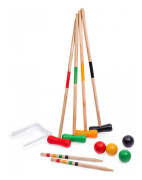 Krocketspel för 4 spelare