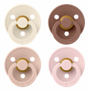 BIBS Colour Latexnapp 4-pack Size 2 (Ivory/Blush/Woodchuck/Blossom)