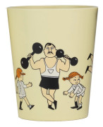 Pippi Cirkus, Tumblermugg, gul