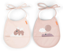 Clouds Done by Deer™ fickhaklapp Mini Happy 2-pack rosa