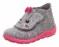 superfit Happy slipper ljusgrå/rosa (medium)