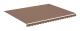 vidaXL Markisväv brun 4,5x3,5 m Brun