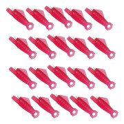 100 st Fiskformade Nålträdare för Handsömnad Broderi Symaskin, Enkelt och Snabbt Nålträdare Verktyg Rosa Pink