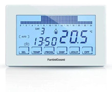 FANTINI - COSMI Fläkt morgantini COSMI Termostat Pekskärm Bakgrundsbelysning Batteridriven - CH180