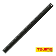 Tajima graderad skärlinjal med fingerskydd - 60 cm - Svart
