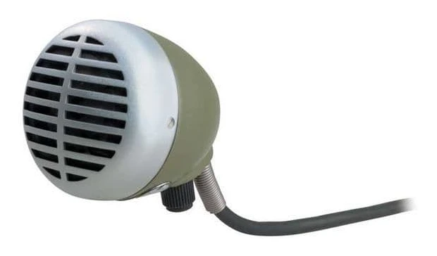 Mikro harmonika - SHURE - Grön kula - Omdirigerad - Fast kabel - Jack 6,35 mm