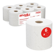 Torkrulle WYPALL L10 1-lag vit 228m/rl 6st
