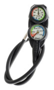 Cressi Console 2 - Dual Instrument Dive Console, PSI-manometer och FEET-djupmätare