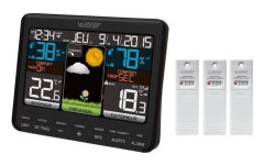 Station Météo La Crosse Technology WS6825BLA+2 med 3 externa sensorer Svart