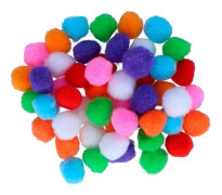 Modelek - INNSPIRO - 99410 - Mjuka pompom - 50 stycken - Flerfärgad