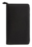 Organisatör - FILOFAX - Saffiano kompakt zip - Svart - Ring 15mm - Format 9x14cm