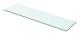 vidaXL Hyllplan glas genomskinlig 60x12 cm Transparent