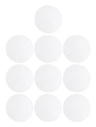 10 st DIY Rund Korsstygn Plastgallerplatta 3D Broderi Mesh Ark DIY Väska Bottenfoderbräda