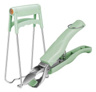 Rostfritt Stål Anti-brännskada Clip Set Silikon Halkskyddande Skål Clip Platta Clip Dish Clip Platta Clip K