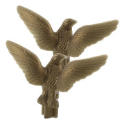 2 st Örnformad Flaggstång Toppdekoration Utomhus Flaggstång Knopp Ornament Gyllene 11x6.5cm
