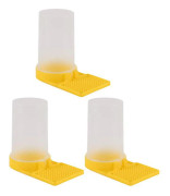3 st Bi-matare Vattenmatare Bikupa Ingång Vattendispenser Bi-vattenkoppar 15x12,5cm