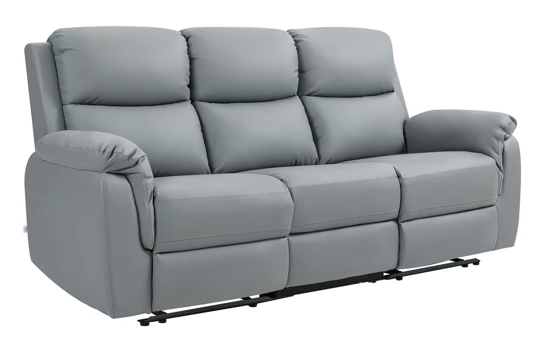 Liggsoffa, 205x89x102 cm, Mörkgrå