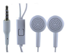 Huawei AM110 / CG0300 / FT0300 stereohörlurar 3,5 mm jack, vit (BULK)