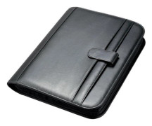 Alassio spiralpärm/30040 A4 svart,FINEtouch-läderimitation