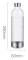 Philips vattenflaska med mousserande vatten ADD912 universal tryckvattenflaska anpassad till ADD4852